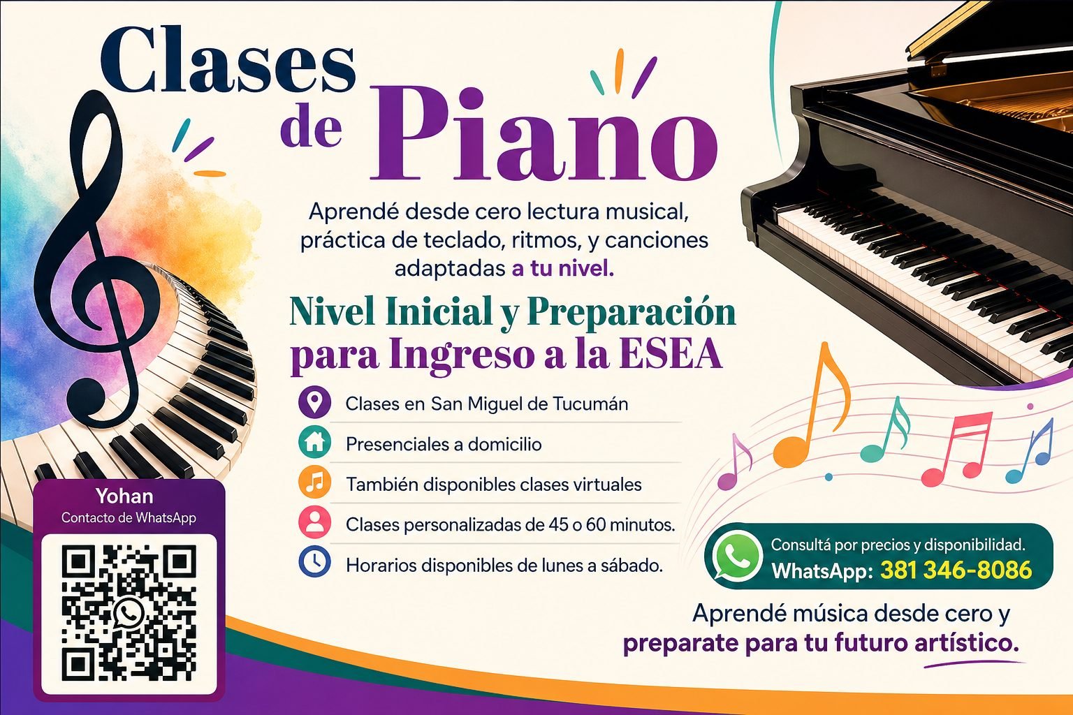 Clases de Piano (Yohan)