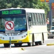 Recorrido de la Linea 142 por Lomas de Tafi
