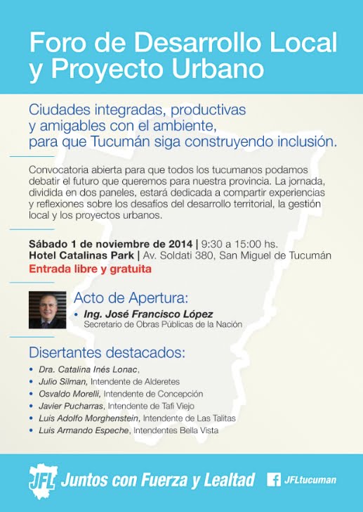 Eflyer Foro desarrollo Local invitacion