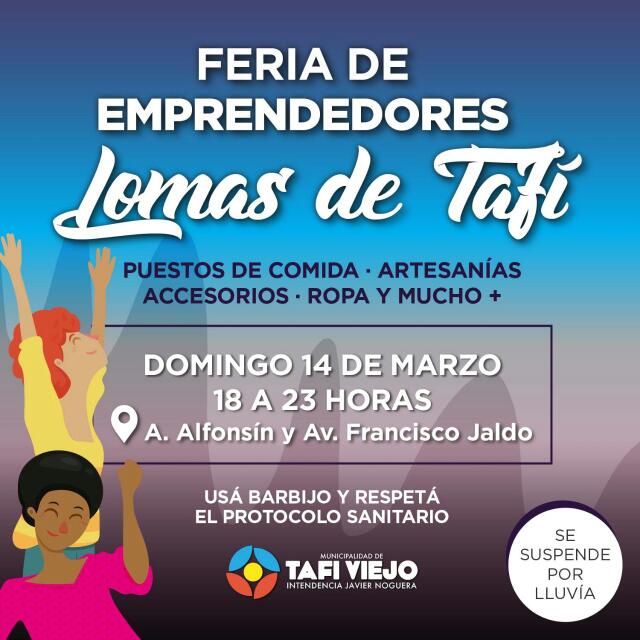 Feria de Artesanos y Emprendedores en Lomas de Tafí