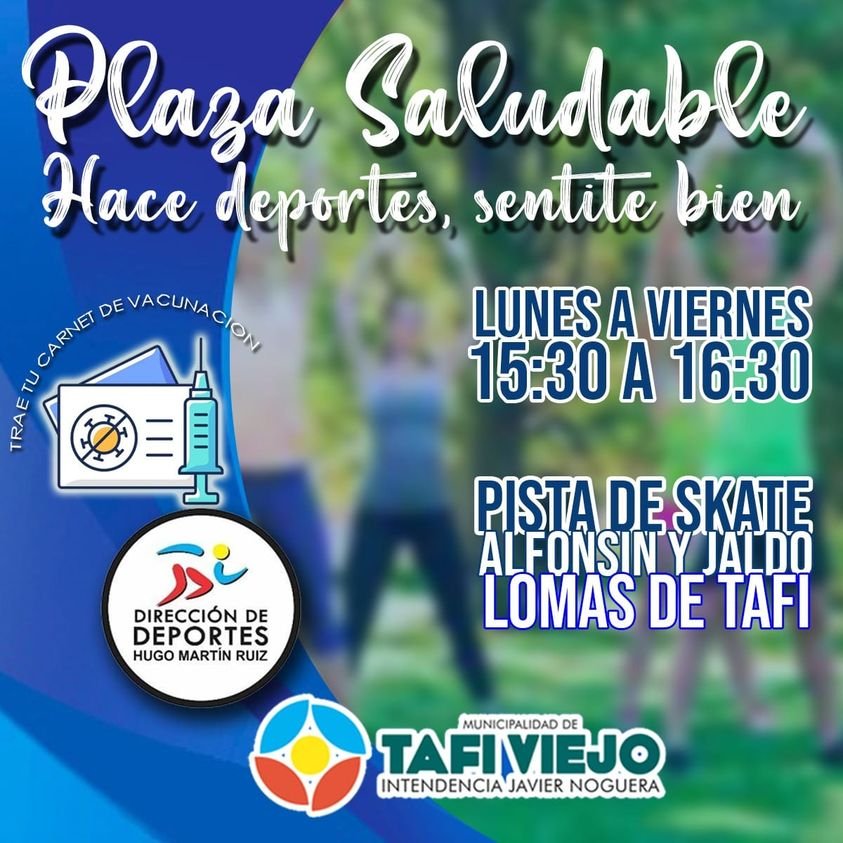 Plaza Saludable en Lomas de Tafí