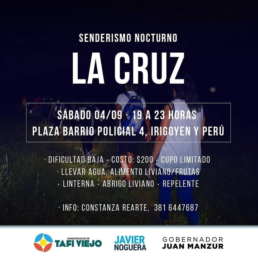 Senderismo Nocturno hacia “La Cruz”