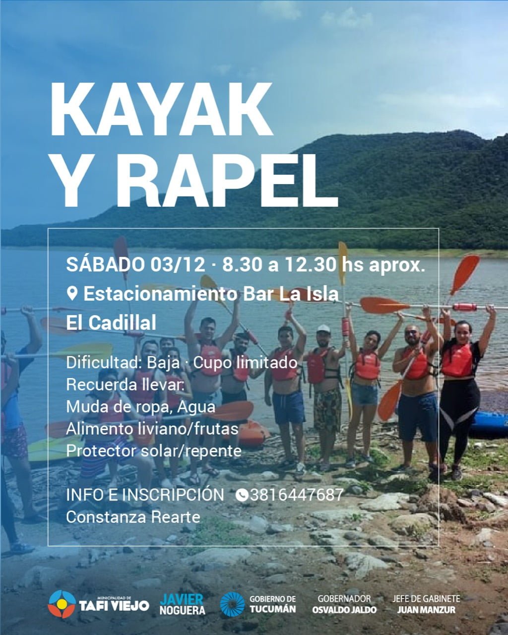 Kayak y Rapel