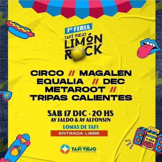 1° Feria – Tafí Viejo – Limón Rock