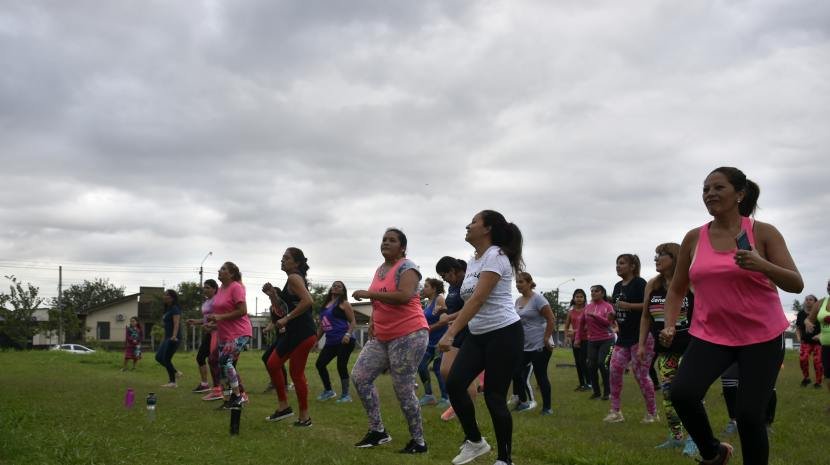 gran zumbathon navideño en la Sociedad Antoniana