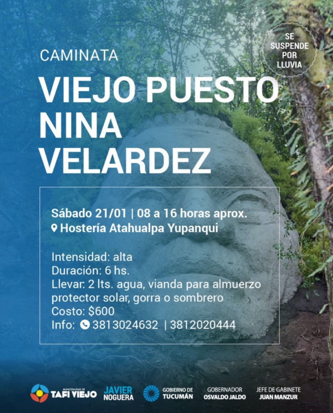 Caminata hacia el puesto “Nina Velardez”