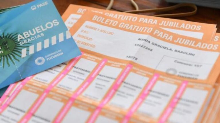 A partir de hoy jubilados podrán retirar los boletos gratuitos