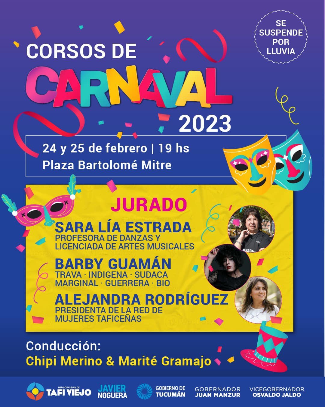 Corsos del Carnaval 2023 en Tafi Viejo