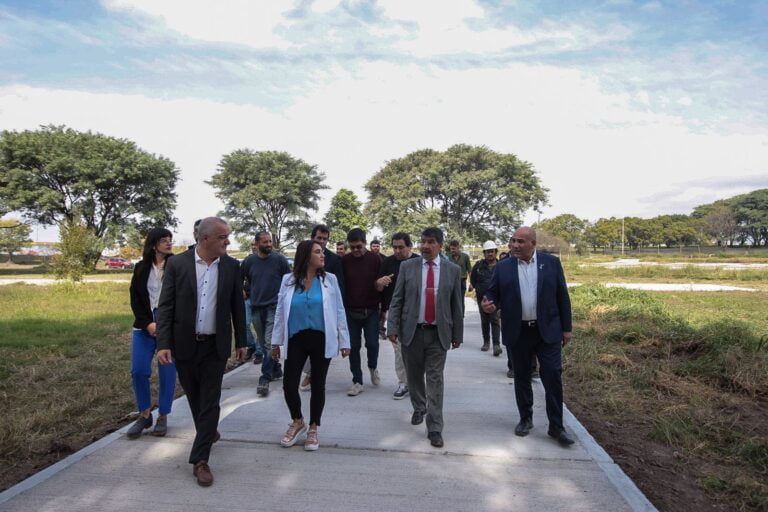 Noguera y Manzur supervisan los avances del Parque Miguel Lillo en Lomas de Tafí