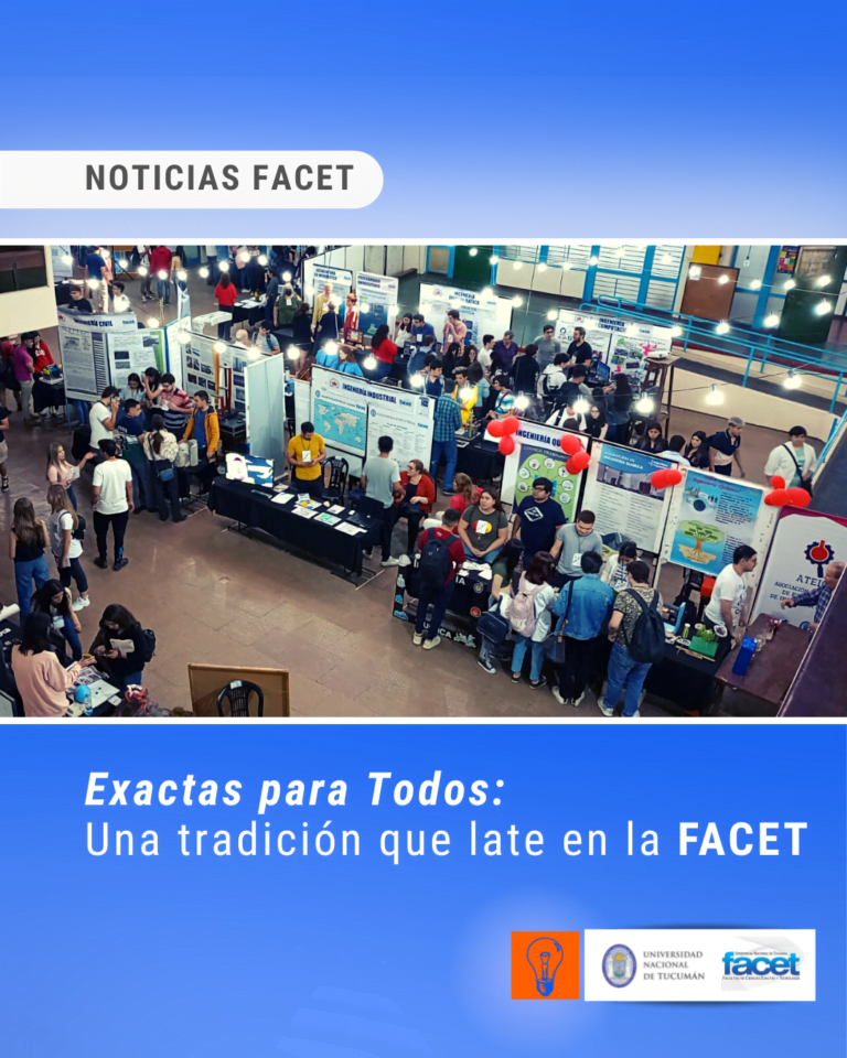 Muestra “Exactas para Todos 2023” en la FaCEyT
