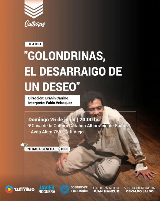 TEATRO «GOLONDRINAS» El desarraigo de un deseo