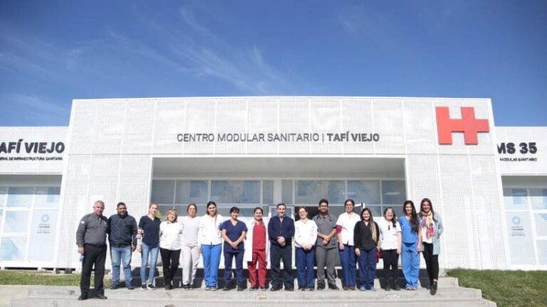 El hospital modular de Lomas de Tafí ya funciona a pleno