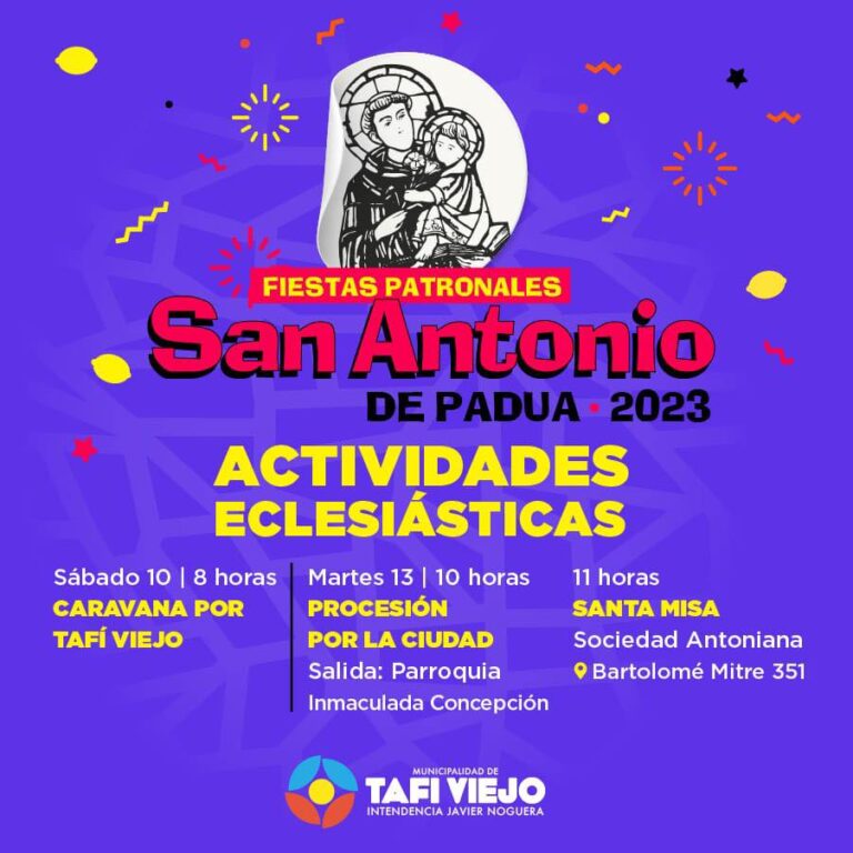 Conocé la cartelera de San Antonio 2023