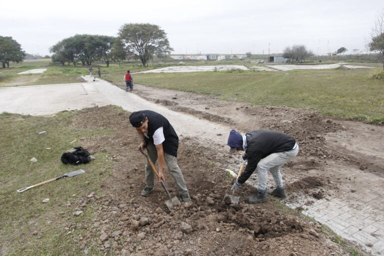 La obra del Parque Miguel Lillo avanza en Lomas de Tafí