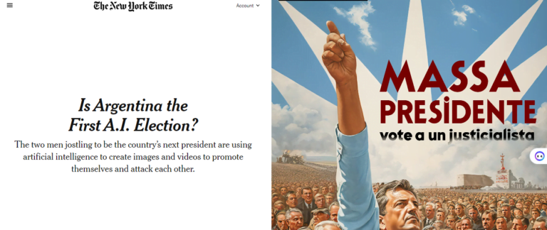 NYT: La Inteligencia Artificial se Convierte en Protagonista en la Elección Argentina.