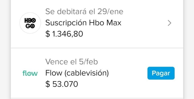 Llegan las boletas de Servicio: Internet + Televisión por $57.000