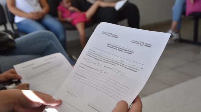 Completarán fichas médicas en las escuelas como parte del programa «La Salud va a las Escuelas»