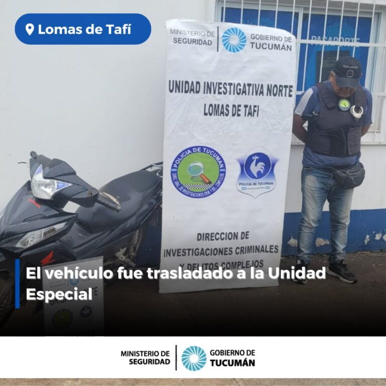 Incautan Motocicleta con Pedido de Secuestro tras Rápido Accionar