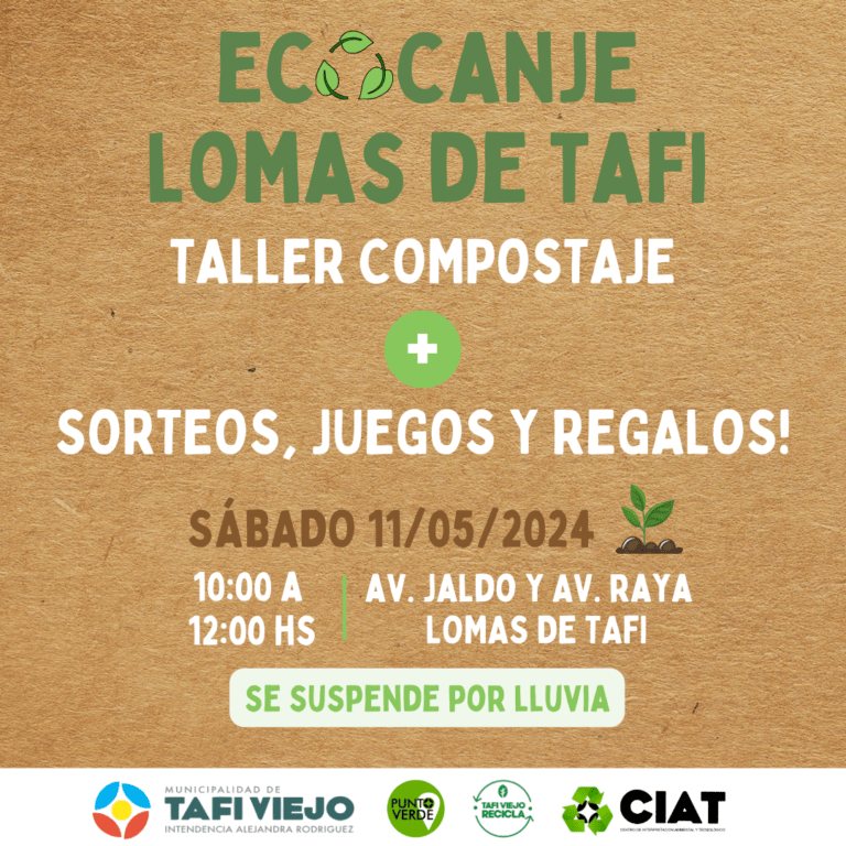 Ecocanje Lomas de Tafí: Disfruta del Taller de Compostaje, ¡con sorteos, juegos y regalos!