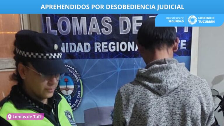 Detención en Lomas de Tafí: Hombre Aprehendido por Incumplir Medida Perimetral y Agredir a Víctima