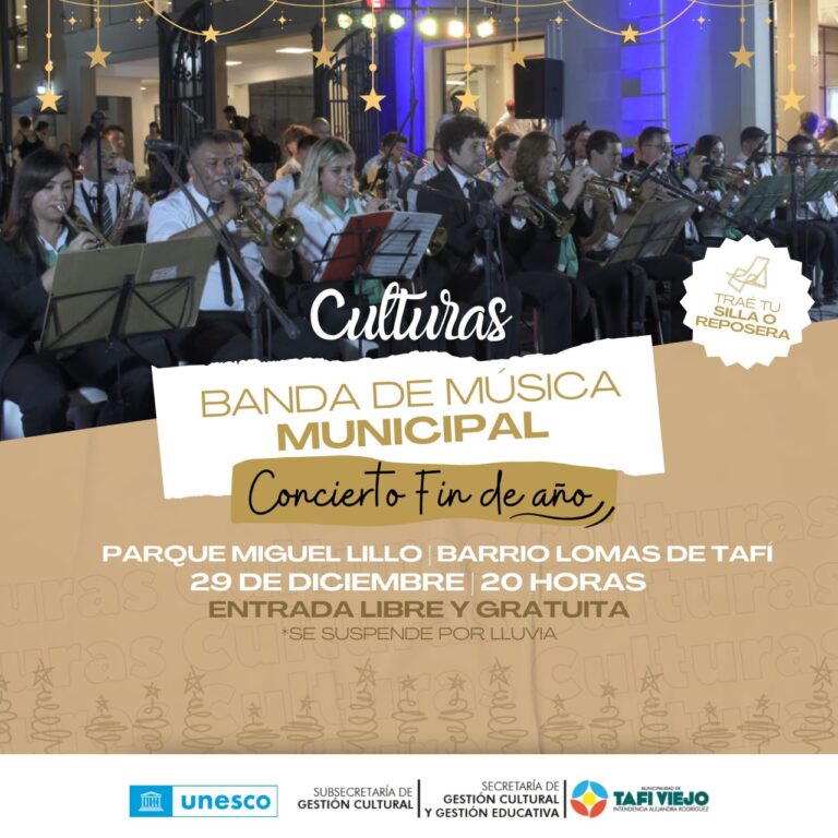 Despedimos el año con música en el Parque Miguel Lillo