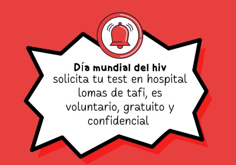Día Mundial del VIH: Realizá tu test gratuito en el Hospital Lomas de Tafí