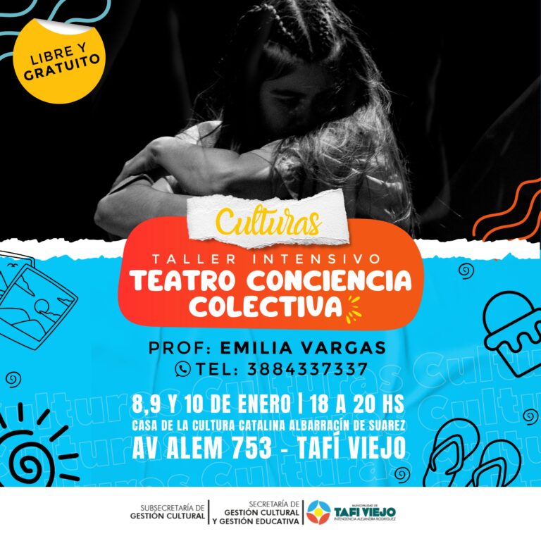 Taller Intensivo de Teatro: ¡Explorá tu creatividad con «Conciencia Colectiva»!