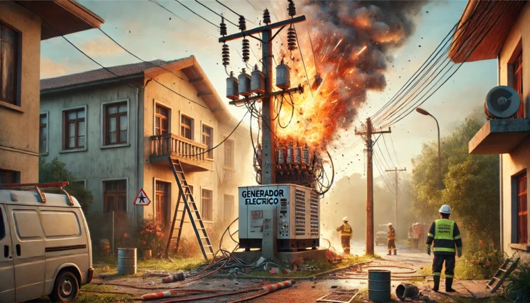 Explosión de generador afecta el suministro eléctrico en Lomas de Tafí