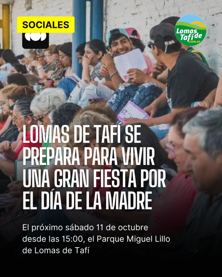 Lomas de Tafí se prepara para vivir una gran fiesta por el Día de la Madre