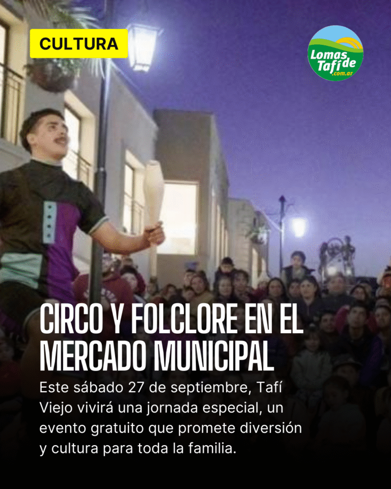 Circo y Folclore en el Mercado Municipal: una tarde de magia, música y tradición