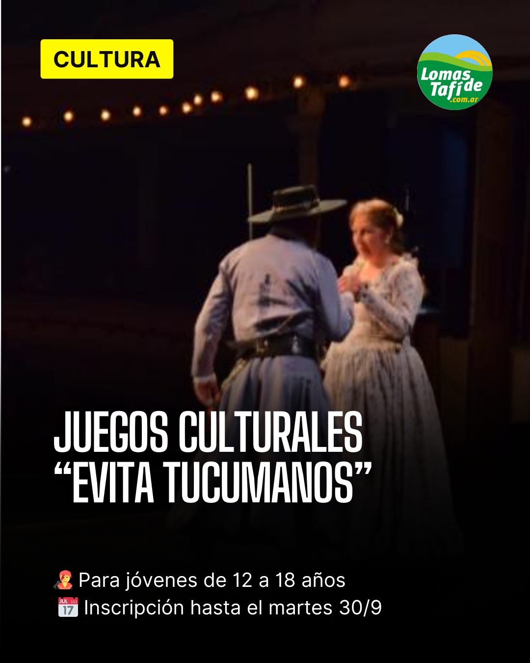 Conocé los requisitos para participar de los Juegos Culturales “Evita Tucumanos”