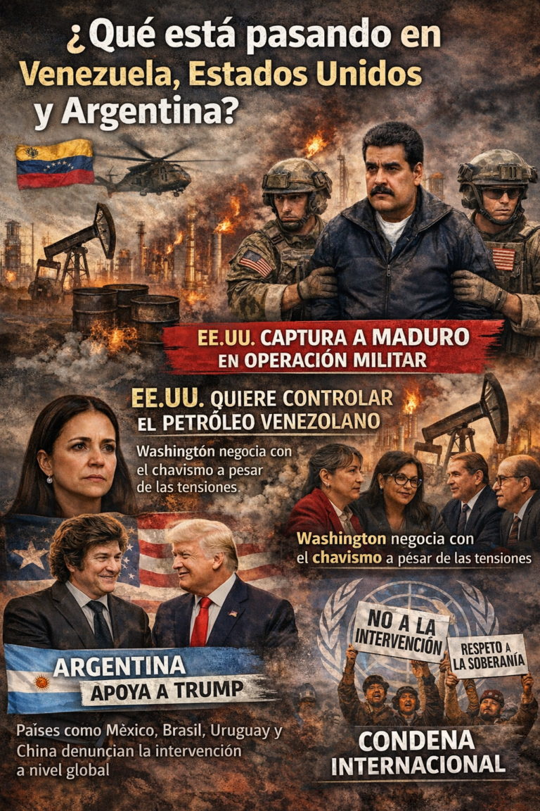 ¿Qué está pasando en Venezuela, Estados Unidos y Argentina?