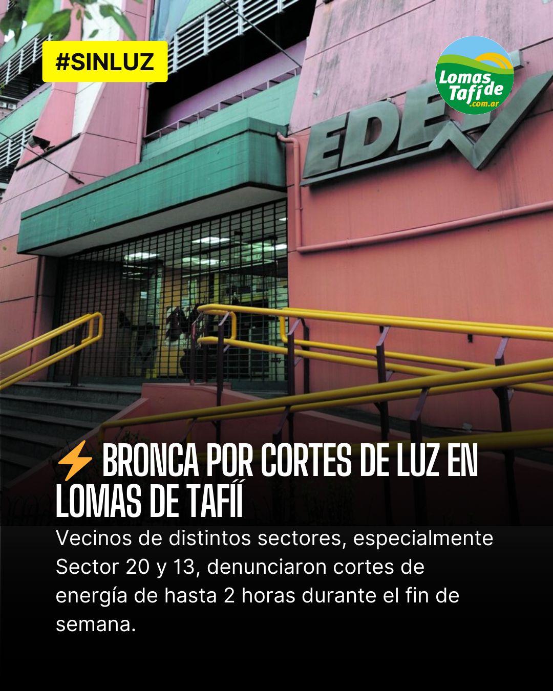 Cortes de luz en Lomas de Tafí generan indignación mientras EDET pide aumento de tarifas