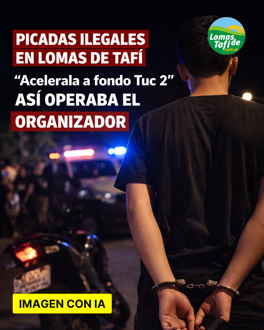 “Acelerala a fondo Tuc 2”: Alli se organizaban las picadas ilegales en Lomas de Tafí