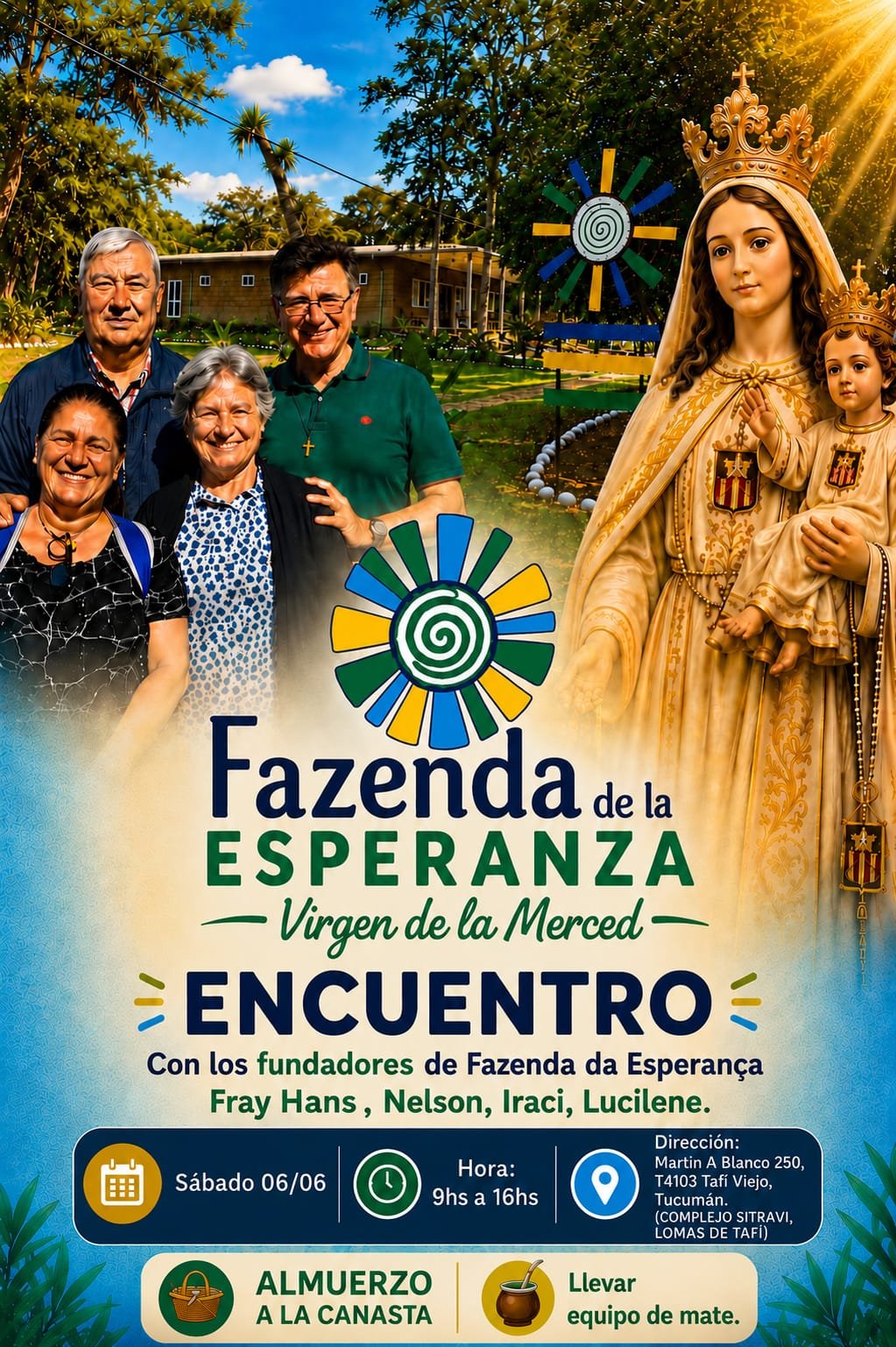 Encuentro en Lomas de Tafí con los fundadores de Fazenda de la Esperanza
