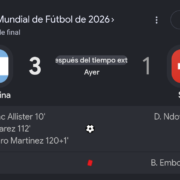 Argentina derrota a Suiza en la prórroga y avanza a semifinales del Mundial
