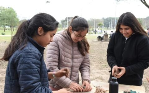 Finalizó el taller de jardinería para niños en el Parque Miguel Lillo