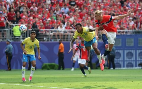Haaland histórico: Noruega eliminó a Brasil del Mundial