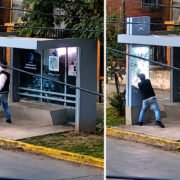 Imputan a hombre por destruir parada inteligente: buscan sentar precedente