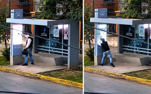 Imputan a hombre por destruir parada inteligente: buscan sentar precedente