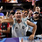 Operativo especial en Atlanta para el partido de Argentina vs. Inglaterra