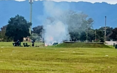 Preocupación en Lomas de Tafí por quema de basura municipal en el Parque