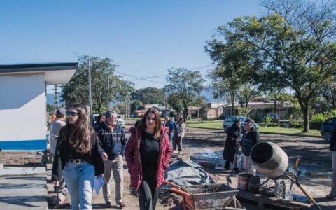Rodríguez inspeccionó el avance de obras clave en Lomas 600