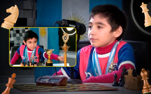 Teo, el niño tucumano de 10 años que sueña con el Mundial de Ajedrez