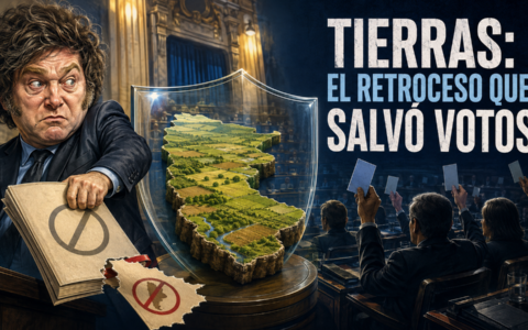 LLA retira capítulo de Ley de Tierras para asegurar votos en el Senado