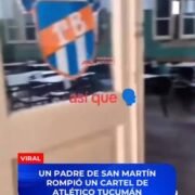 Pasión Futbolera Desborda en Aula: Padre Rompe Cartel de Atlético