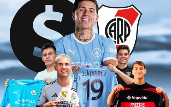 De la cantera al mundo: River embolsó 245 millones de euros en 5 años