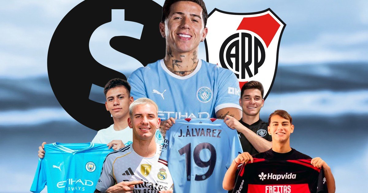 De la cantera al mundo: River embolsó 245 millones de euros en 5 años