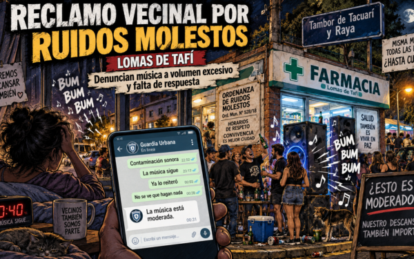 Vecina denuncia: ‘Ruido insoportable en Drugstore y la Municipalidad no actúa’