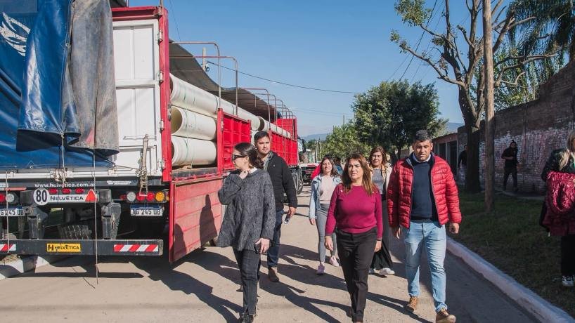 Tafí Viejo contra las inundaciones: modernizan el sistema de desagües en el barrio 10 de Agosto